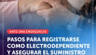 1 de 2 Pasos para registrarte como Electrodependiente